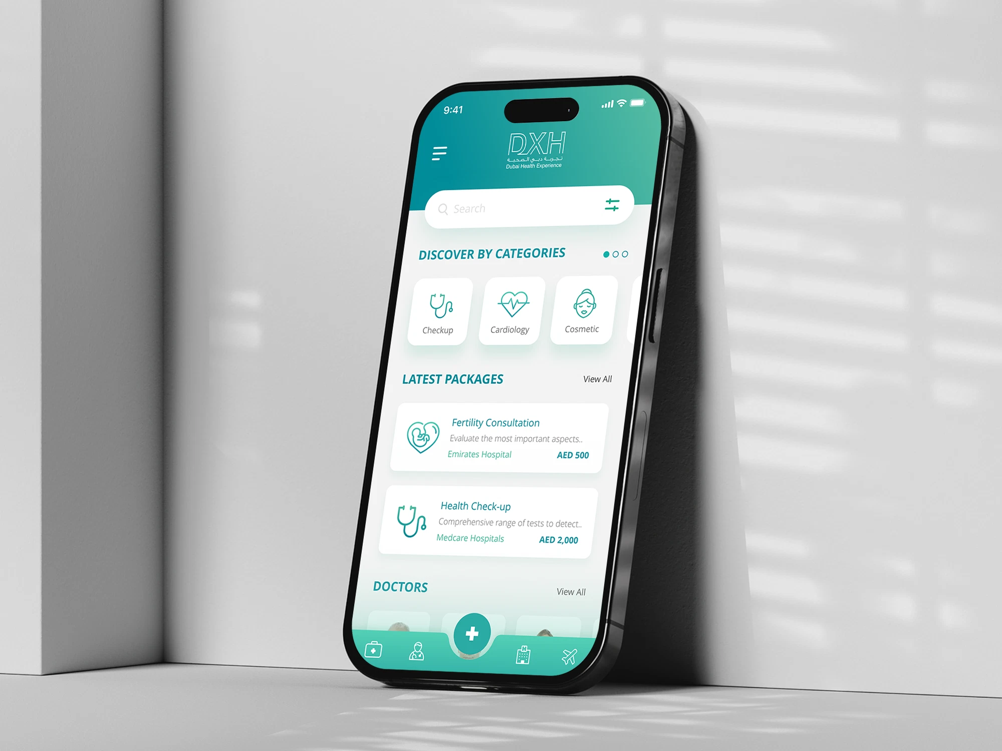 Dubai Health Experience Mobile App